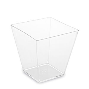 FINGER FOOD  szögletes pohár 230 ml 7,2x7,2x7,2 cm *66331