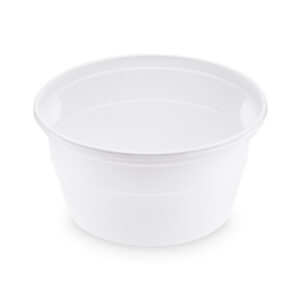 Gulyástál fehér kerek Ø 127 mm(PP) 500ml - 50 db/csomag *74315