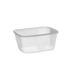 PP Hagner szögletes tálka 250 ml (100% újrahasznosítható) - 100 db/csomag *77325