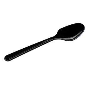 Többször használható Superior kiskanál, fekete, 125 mm (GP) - 50 db/csomag