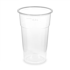 Műanyag Sörös Pohár 300ml d=78mm átlátszó - 50 db/csomag