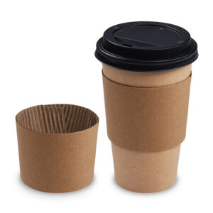 Papírpohár gyűrű 400-500 ml poharakhoz - 100 db/csomag