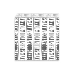 Pita/hamburger papírtasak BARNA 160x160 mm