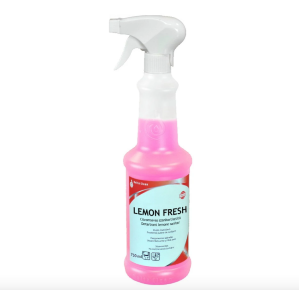 Lemon Fresh Vízkőoldó – Szanitertisztító (750 ml, szórófejes, citromsavas)