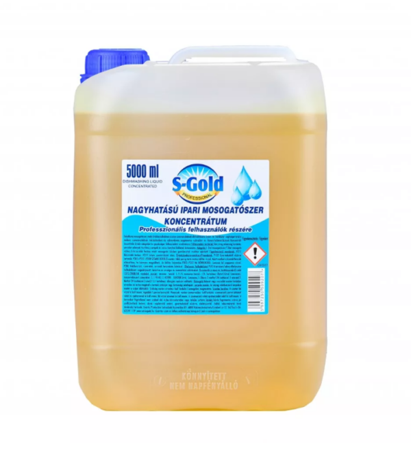 S-GOLD Professional ipari mosogatószer koncentrátum – 5 liter