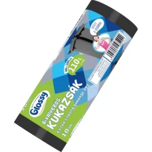 Glossy ECONOMY szemeteszsák 110L 10db 600x980mm 18 micron - 10 db/csomag