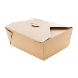 Deli Étel Box Kraft zsírálló bevonattal 1400 ml(170x137x65mm) - 50 db/csomag