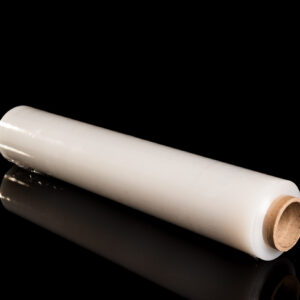 Kézi stretch fólia nem élelmiszerekhez50cm széles, 17 micron vastag1,7 kg/tekercs (30dkg a cséve súlya) 165m/tekercs 250% nyújthatóság