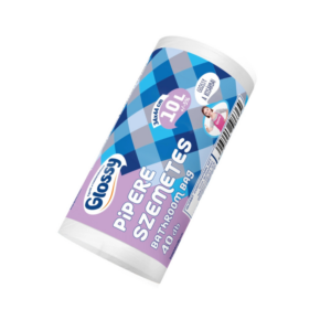 Glossy Pipere szemeteszsák 10L 40db/tekercs - 40 db/csomag