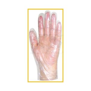 PE fólia kesztyű 100db/csomagMéret: L