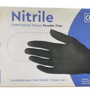 Protect Nitril kesztyű L fekete 100db